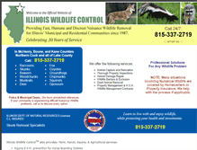 Tablet Screenshot of illinoiswildlifecontrol.com